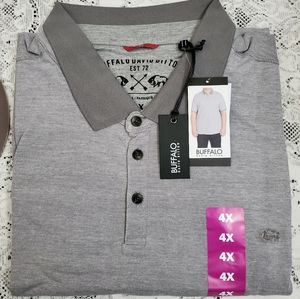 Buffalo David Bitton Polo Gray 4x
